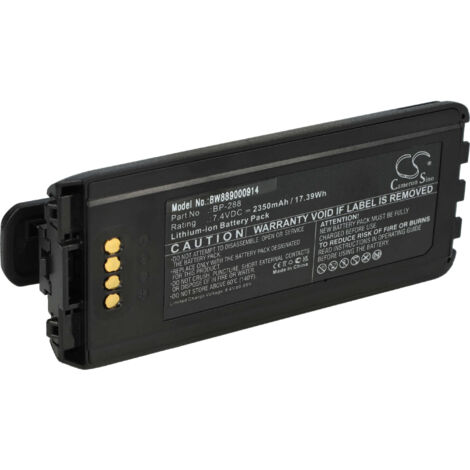 vhbw Battery compatible with Icom IC-A25, IC-A25CE, IC-A25N, IC-A25NE Radio, Walkie-Talkie (2350mAh, 7.4 V, Li-ion) (1/5)