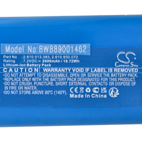 vhbw Battery compatible with Dremel 1100 25 1100LI Driver 1120