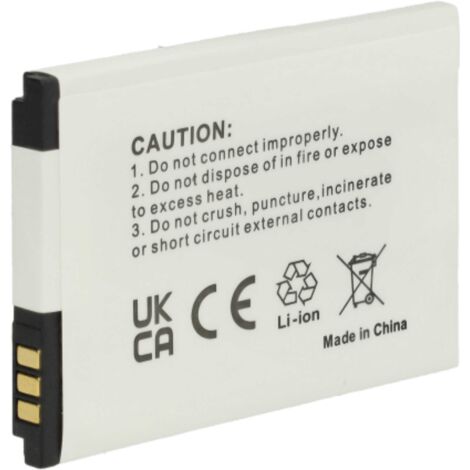 vhbw batteria compatibile con Beghelli SLV20+, SLV30 smartphone cellulare ( 700mAh, 3,7V, Li-Ion