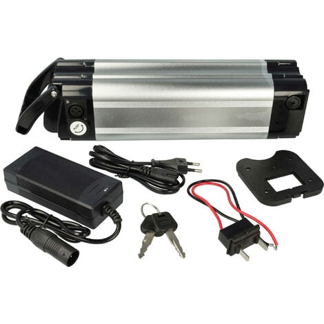 vhbw Battery compatible with Hofer E-Bike (10000mAh, 24 V, Li-ion) + Charger