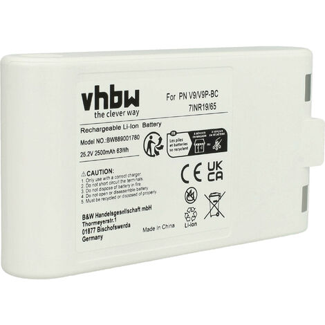 vhbw 1x batteria compatibile con Bosch AdvancedGrassCut 36-33 rasaerba