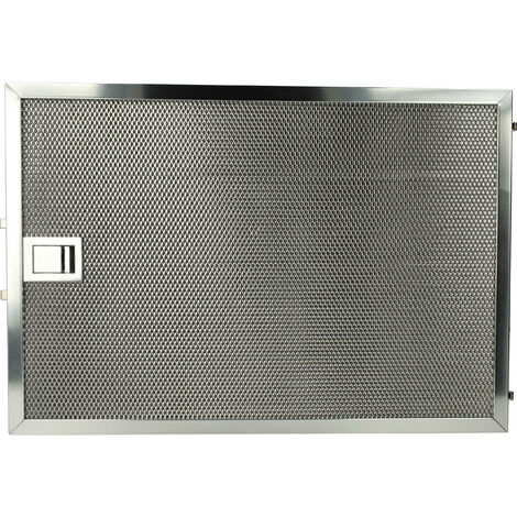 vhbw Filter Metal Grease Filter compatible with Miele DA5290 W (2005 - 2006) Extractor Fan - 36.8 x 25.4 x 0.9cm stainless steel