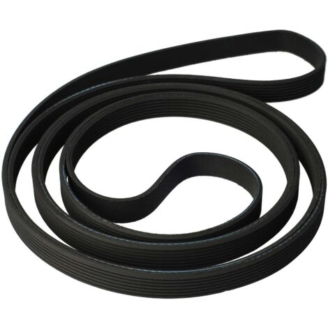 vhbw Drive Belt compatible with Electrolux EDP2074, EDP2075, EW6C4086, EW6C4089, EW6C4123, EW6C4723 Tumble Dryer - 197.1 cm, Black