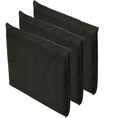 vhbw 3x Air Filter compatible with Santo SZ91842-4I, SZ91844-4I Fridge - Activated Carbon (1/5)