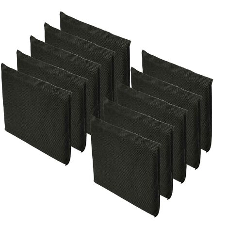 vhbw 10x Air Filter compatible with Santo SKZ81208F0, SKZ81240F0, SKZ81248F0, SKZ81800F0, SKZ81840F0, SZ91200-4I Fridge - Activated Carbon (1/5)