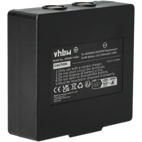 Vhbw 1x Battery Replacement For Abitron KH68300990, EX2-22 For ...