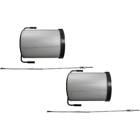 vhbw 2x Fine Dust Filter compatible with Felder AF 22, AF 20, AF 16, AF 14 Extraction System for Woodworking Machines - With Cleaning Brush (1/5)