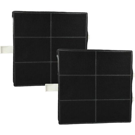 vhbw 2x Activated Carbon Filter compatible with Gaggenau AW260, D8962N0, AW261, AA260112, AA269812 Extractor Hood - 22.2 x 22.2 x 2.4 cm (1/5)