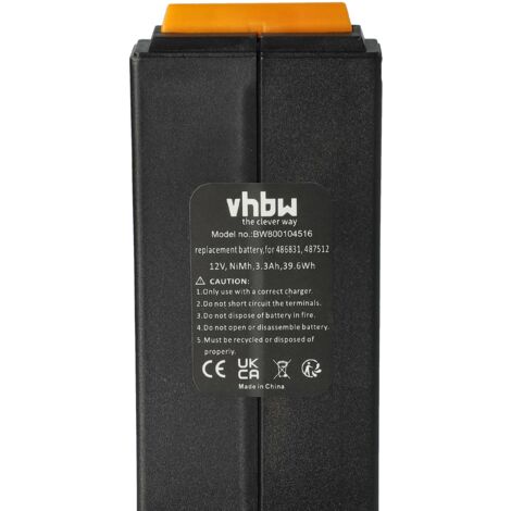 Vhbw Akku 14,4 V 3000 MAh NiMH - Kompatibel Mit Cyklop CHT 300 & Anderen Werkzeugen