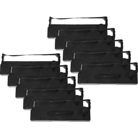 vhbw 10x Ribbon Cartridge compatible with Micros 2700 Slip Printer, NCR ...