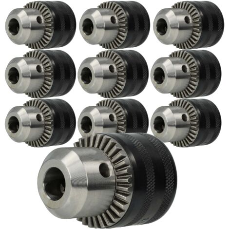 Kress 10x Clamping Chuck Jaw Adapter 1.5 - 13mm - 13mm (1/2") x 20 compatible with Universal Fein, Dewalt, Einhell Screwdriver Drill, Hammer Drill