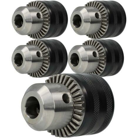 Kress 5x Clamping Chuck Jaw Adapter 1.5 - 13mm - 13mm (1/2") x 20 compatible with Universal Fein, Dewalt, Einhell Screwdriver Drill, Hammer Drill