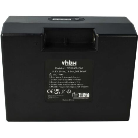 vhbw 1x Battery Replacement for 12V18Ah LiFePO4 Golf Battery Pack for Electric Golf Caddy Trolley (18200mAh, 14.8 V, Li-Ion)