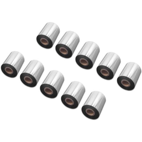 vhbw 10x Thermal Ribbon compatible with Zebra ZT420, ZT620, ZT610