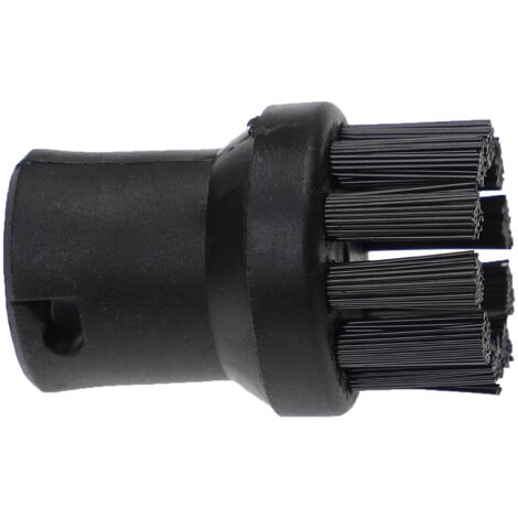 vhbw 1x Round Brush compatible with Kärcher SC JTK 10, SC 952, SC 6.800 CB, SC 902, SC 6.820 C, SC MINI Steam Cleaner - Steam Brush
