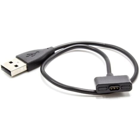 vhbw USB Charger Cable compatible with Fitbit Ionic Smartwatch