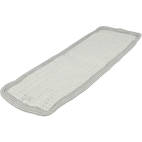 vhbw 2x Cleaning Pad compatible with Dirt Devil Vaporex M380S, M385, M385-1, M385-2 Hot Spray Steamer, Steam Mop - 1x cotton cover, 1x flat mop pad