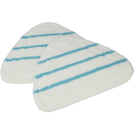 vhbw 2x Cleaning Pad compatible with Clean Maxx Hot Spray Steamer, Steam Mop - polyamide / polyester Blue White (1/5)