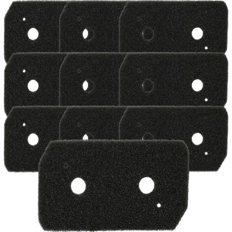 vhbw 10x foam filter compatible with Bosch WTYH67I9SN/03, WTY877W0/01, WTY877W8IT/01 Tumble Dryer (1/5)