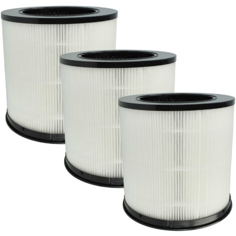vhbw 3x Air Filter Replacement for Xiaomi BHR5861GL, AFEP7TFM01 for Air Purifier - Combi Filter Pre Filter + HEPA + Activated Carbon (1/5)