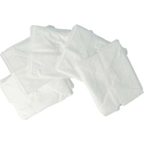 vhbw 5x Dust Bag compatible with Roborock T8 Robot Vacuum Cleaner - Dust Storage Bag for the Suction Unit