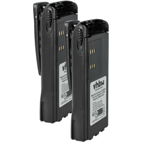 vhbw 2x Battery compatible with Motorola MTX960, PR860, MTX950, MTX900, MTX850LS, MTX9250, MTX850-LS Radio, Walkie-Talkie (2600 mAh, 7.4 V, Li-Ion) (1/5)