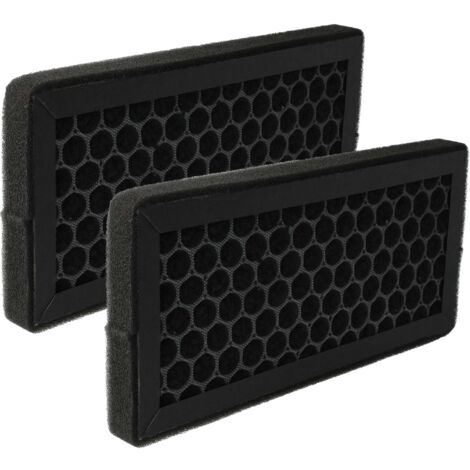 vhbw 2x Activated Carbon Filter compatible with Klarstein Tramontana Air Purifier - Air Filter Black Anthracite-Grey (1/5)