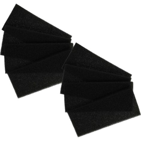 vhbw 8x Filter G3 Replacement for Lunos 9/FEGO-3R, 039 998, 039998 for Air Ventilation Device - Filter Set, 15.2 x 6.65 x 0.9 cm, Black (1/5)