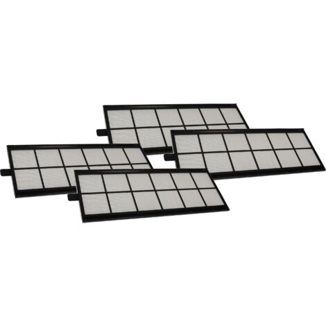 vhbw 4x Filter G4 compatible with Zehnder ComfoFond-L 350/550 eco Geothermal Heat Exchanger - Filter Set, 50 x 16 x 1 cm, Black White (1/5)
