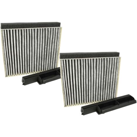 vhbw 2x Activated Carbon Filter compatible with Bosch DWB97IM50, DWB96IM50, DWB97FM50/01, DWB96FM50, DWB96FM50/01 Extractor Hood + Holding Frame (1/5)