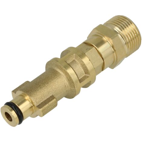 vhbw Adapter Bayonet to M22 Thread compatible with Bosch Aquatak Clic, Eco+, Eco High-Pressure Cleaner - Quick Coupling (1/5)