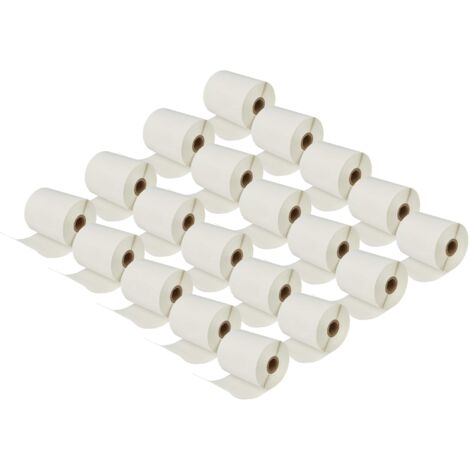vhbw 20x Label Roll 102mm x 50mm (836 Label) Replacement for Brother RD-S03E1 for Label Maker, Removable (1/5)