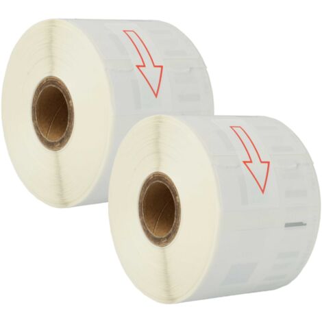 vhbw 2x Label Roll 57mm x 32mm (1000 Label) compatible with Dymo LabelWriter LW450 Twin Turbo, LW450 Duo, LW450 Label Maker (1/5)