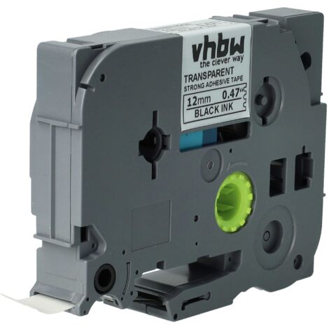 vhbw 1x Label Tape Vervanging voor Brother TZ-C31, TZE-C31 voor Label Printer 12 mm, Zwart op Neon-Geel