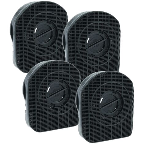vhbw 4x Activated Carbon Filter compatible with Hotpoint HL90X Extractor Hood (1/5)