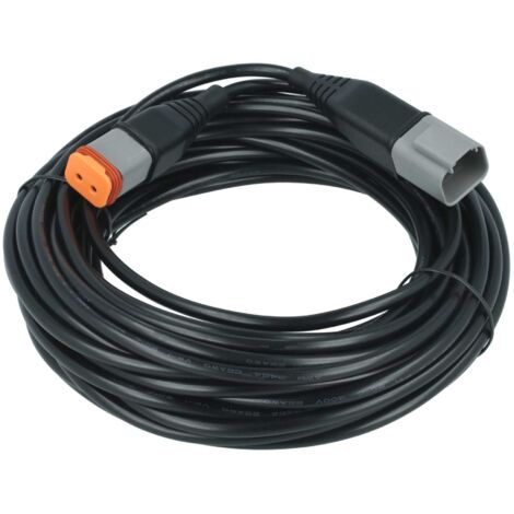 vhbw Extension Lead for RTK Base Stations compatible with Mammotion LUBA 2 AWD 2025 Lawn Mower Robot - 10 m
