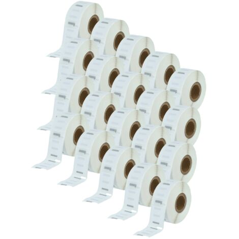 vhbw 20x Label Roll 25mm x 25mm (750 Label) Replacement for Dymo S0929120 for Label Maker White (1/5)