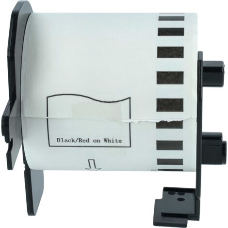 Vhbw Rouleau D'étiquettes + Support 62mm X 15,24m  1 étiquette  Compatible Avec Brother PT QL 700 Ql 710 Etiqueteuse Premium Blanc 88760720