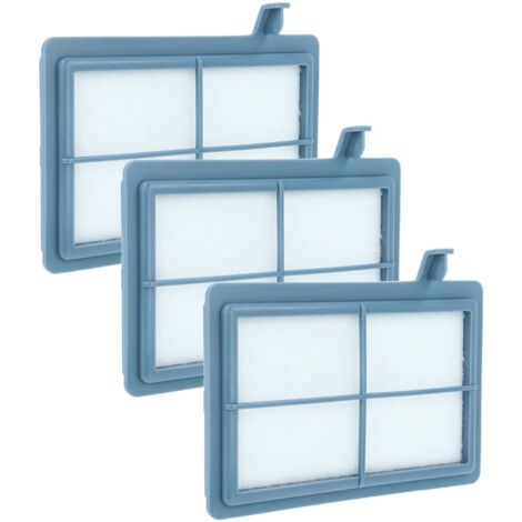 vhbw filtro compatibile con AEG Minion ATI 7610, 7625, 6730, 6750, 6755, 6756, 6757 aspirapolvere - Filtro aria di scarico, bianco