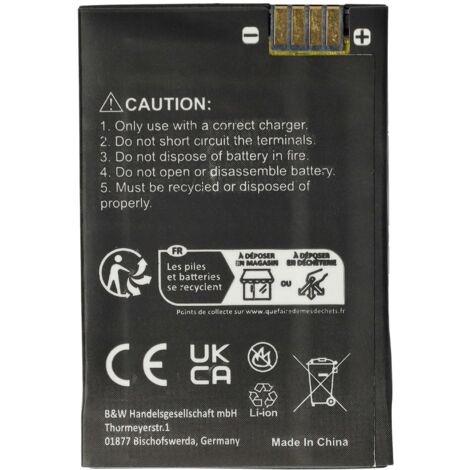 Vhbw 2x Batteria Per Motorola XPR7550, TLK100i, SL7590 – 1800mAh Li-Ion Ricaricabile - 5