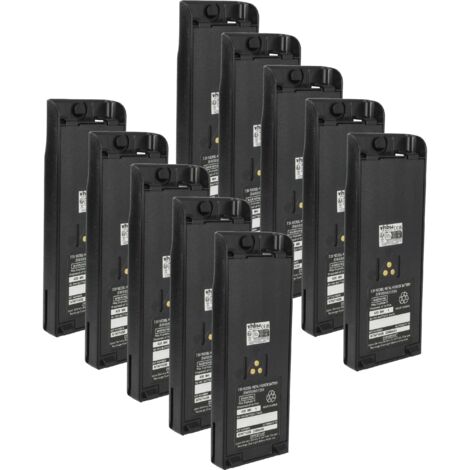 vhbw 10x Battery compatible with Motorola MTS2000, MTS2010, MTS2013 ...
