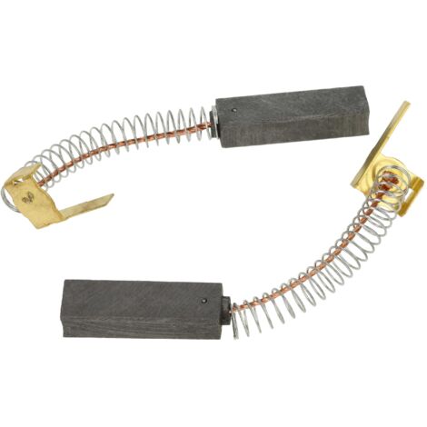 vhbw 2x Carbon Brush Motor Brush 32.2 x 6.4 x 10mm for Various Vacuum Cleaners