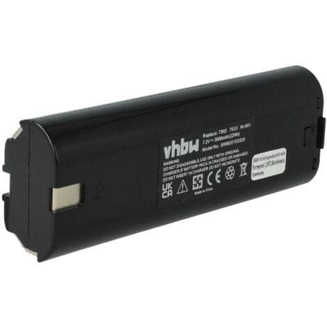 vhbw 1x Battery Replacement for Makita 7033 for Electric Power Tools (3000 mAh, NiMH, 7.2 V)