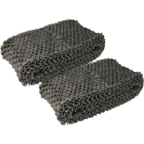 vhbw 2x Replacement Filter compatible with Philips HU4813, HU4816, HU4813/10, HU4816/10, HU4814/10 Humidifier, Air Purifier, Wick Filter, Grey (1/5)