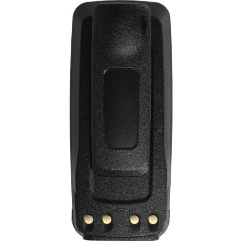 vhbw Battery Replacement for Motorola PMNN4065, PMNN4065A, PMNN4066 for Radio, Walkie-Talkie (2600mAh, 7.4V, Li-Ion) + Belt Clip
