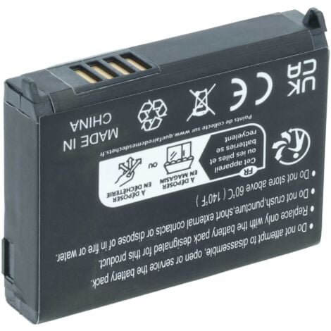 vhbw 1x Battery compatible with Garmin Nüvi 500, 550, 510 GPS Navigation System Sat Nav (1880mAh, 3.7 V, Li-Ion)