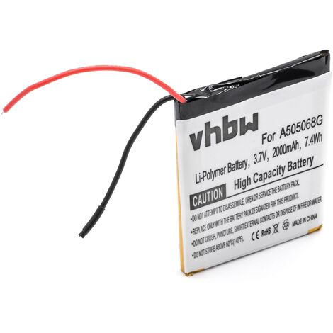 Li-Po Batterie 2Pcs 3,7 V Lithium-Polymer Batteria... - Viceal