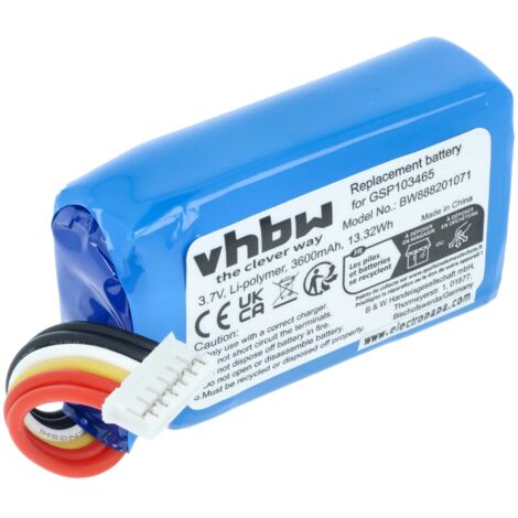 3.7V 750mAh GSP383562 Replacement Battery For JBL Go 3 324054 1ICP4/41/55 Bluetooth Speaker Free Tools - 44 - View #9
