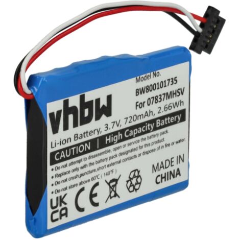 Battery 750mAh For MITAC Mio MOOV 200 200e 200u E U 210 Li-ION - View #3