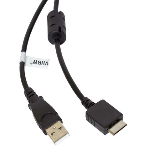 Vhbw USB Data Cable  Type A To MP3 Player  Charger Compatible With Sony Walkman Nwz A816pnk Mp3 Player Black 150cm 35017833 - View #6